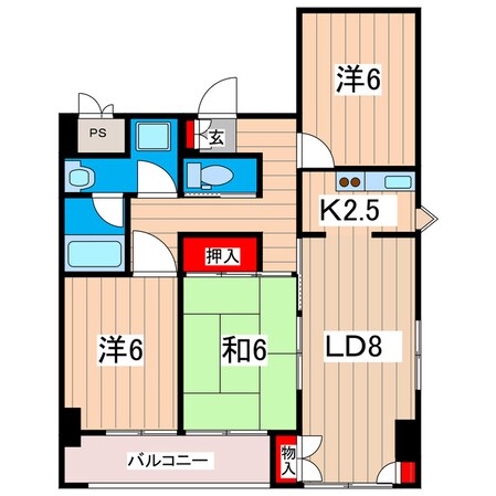 リバ・オールの物件間取画像